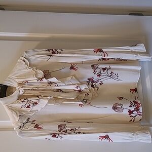 Aritzia Little Moon crepe blouse